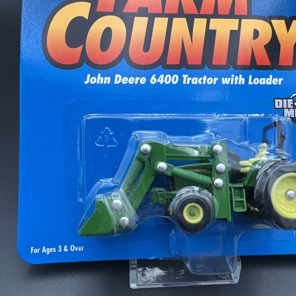 1996 Ertl  John Deere 6400 Tractor With Loader  #5929 1:64 - Picture 4 of 10